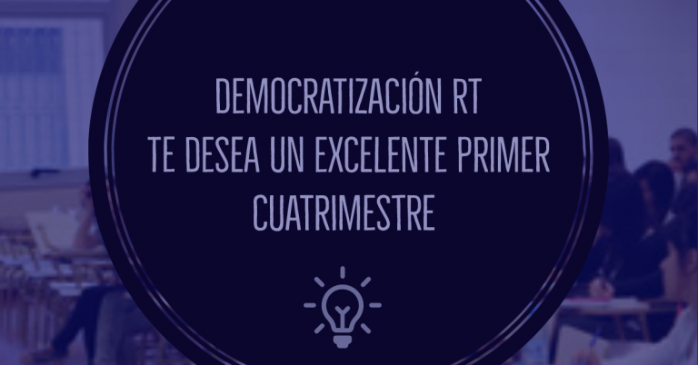 ¡DRT te desea un excelente Primer Cuatrimestre!