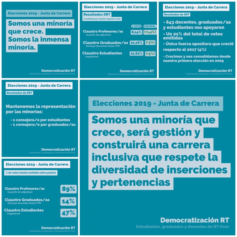 📊 Breve balance de las Elecciones de Junta de Carrera 2019 🗳