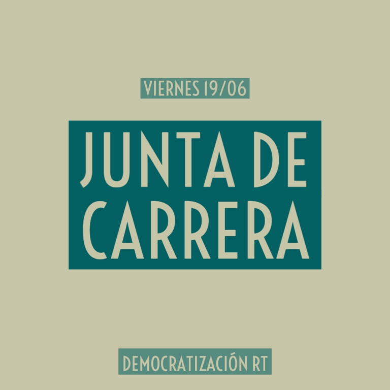 Junta de Carrera – Viernes 19/06