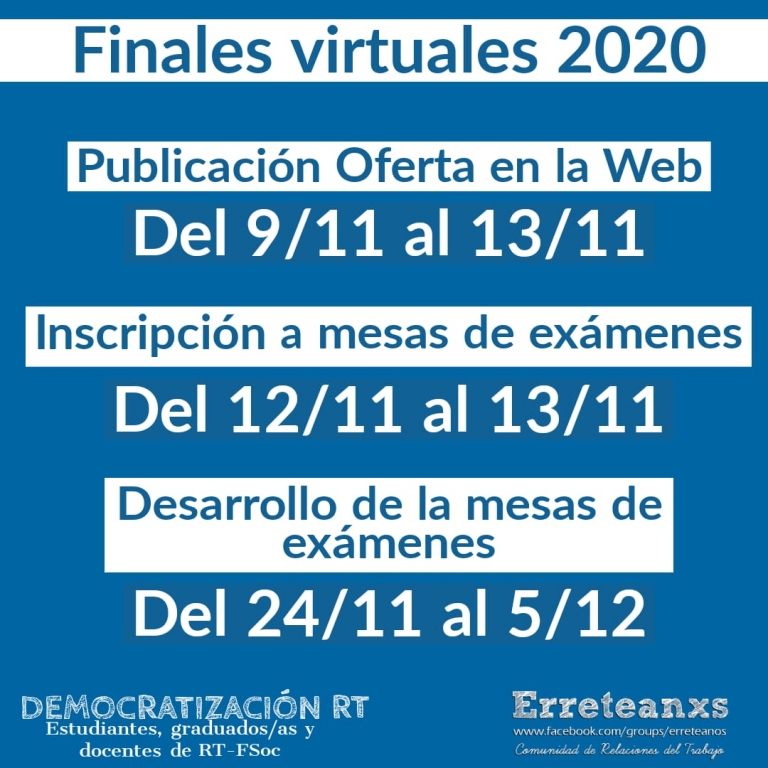 Finales no presenciales – Normativa aprobada por el Consejo Directivo