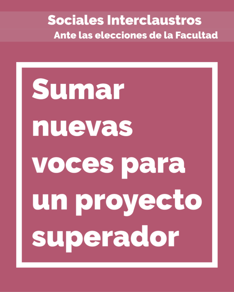 Sumar nuevas voces para un proyecto superador | Sociales Interclaustros