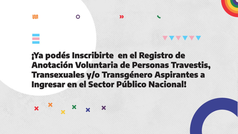 ¡Inscribite para trabajar en el sector público nacional!