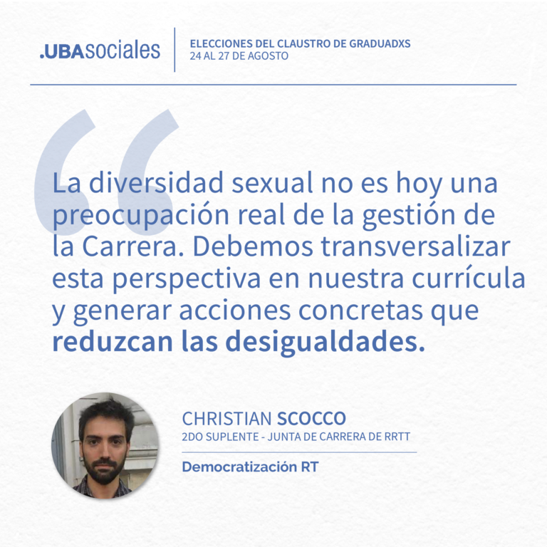 Christian Scocco – 2do Suplente | Conocé a nuestros/as candidatos/as