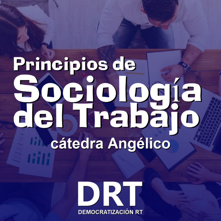 Principios de Sociología del Trabajo