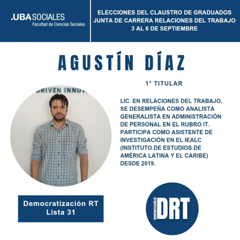 Agustín Díaz – Candidato Graduado