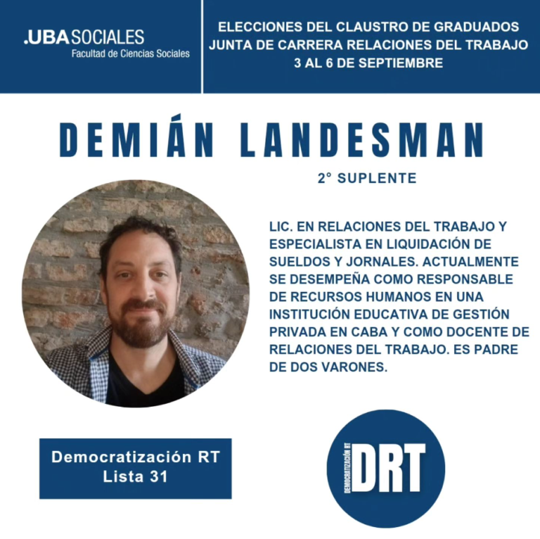 Demián Landesman- Candidato Graduado