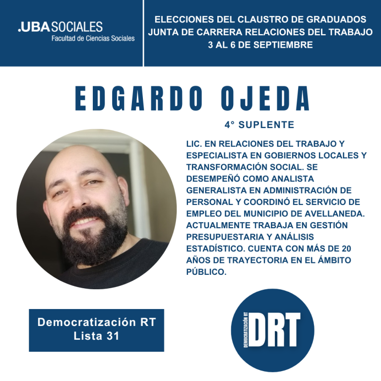 Edgardo Ojeda – Candidato Graduado