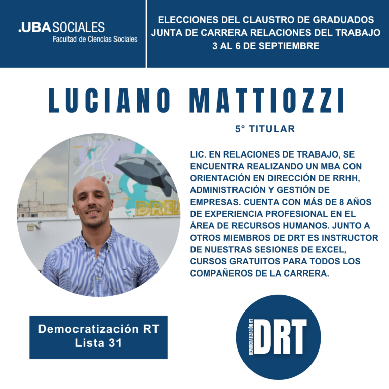 Luciano Mattiozzi – Candidato Graduado