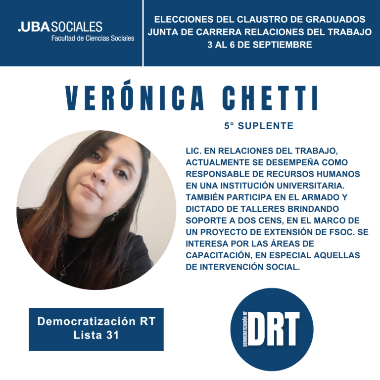 Verónica Chetti – Candidata Graduada