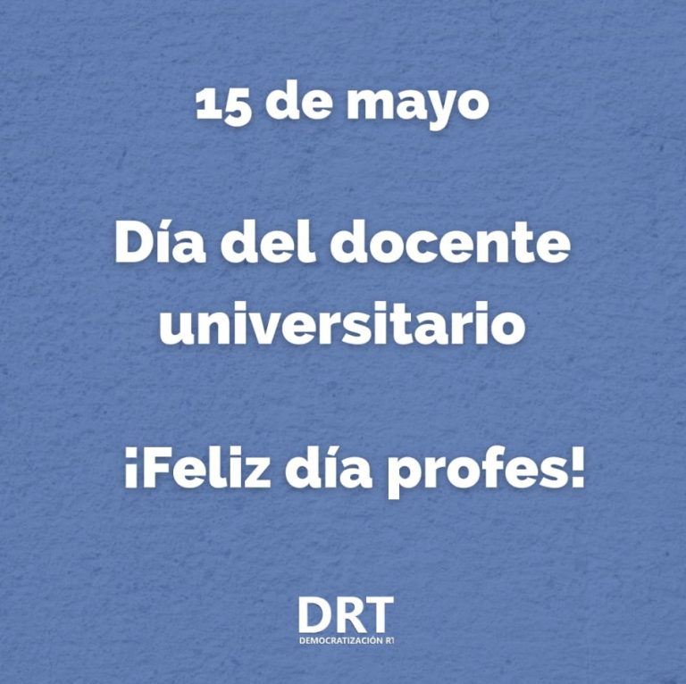 👩🏽‍🏫 Feliz día a nuestros/as docentes de las universidades